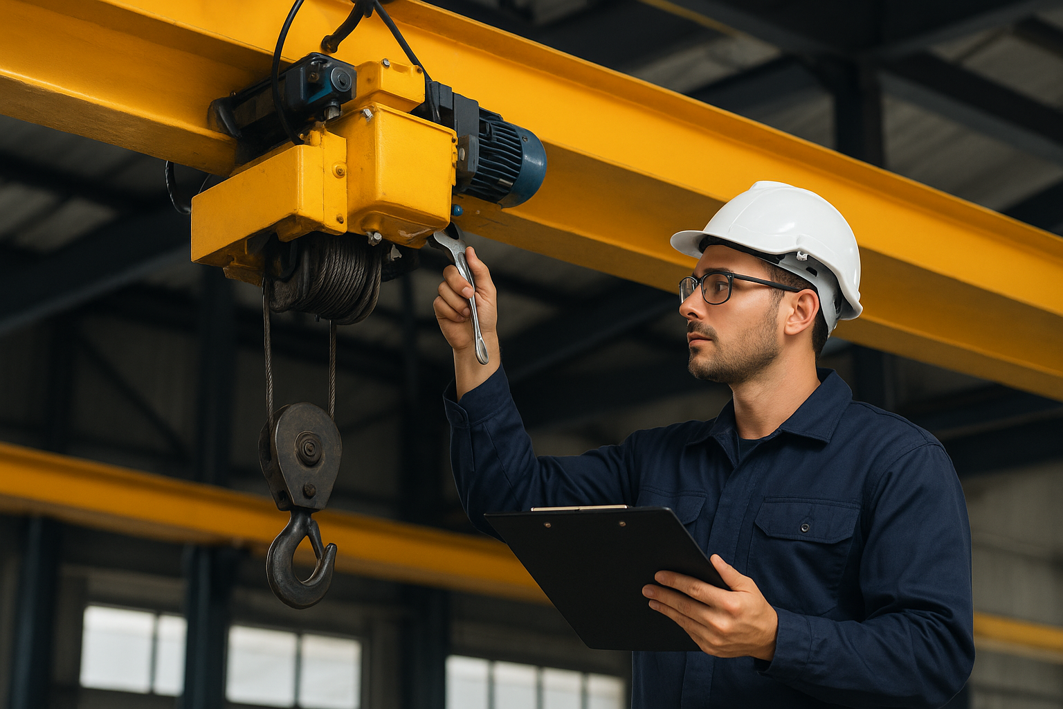 งานตรวจสอบและบำรุงรักษาเครน